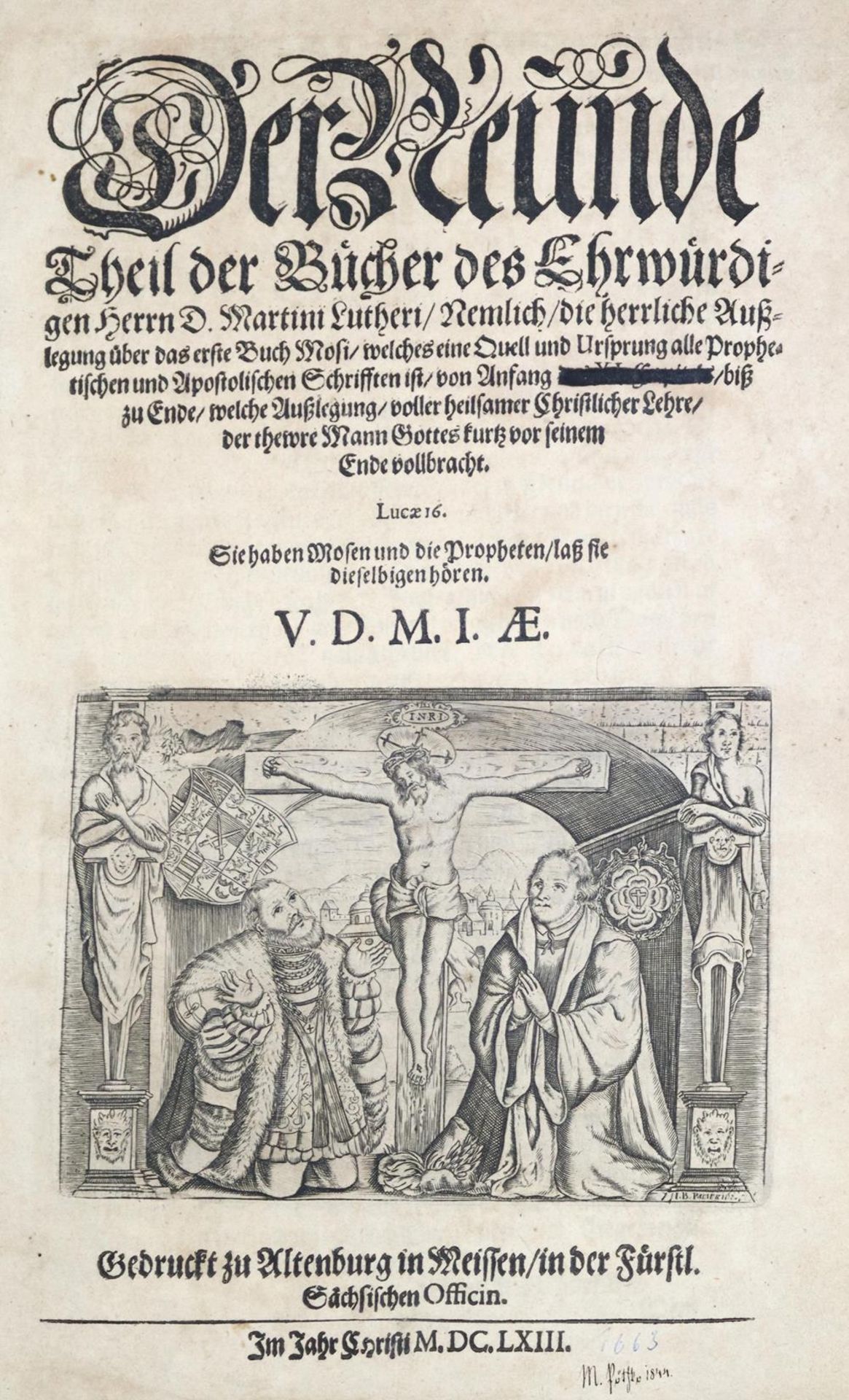 Luther,M. Luther,M. Der Neunde (v.9) Theil der Bücher des Ehrwürdigen... Altenburg, Fürstlich<br