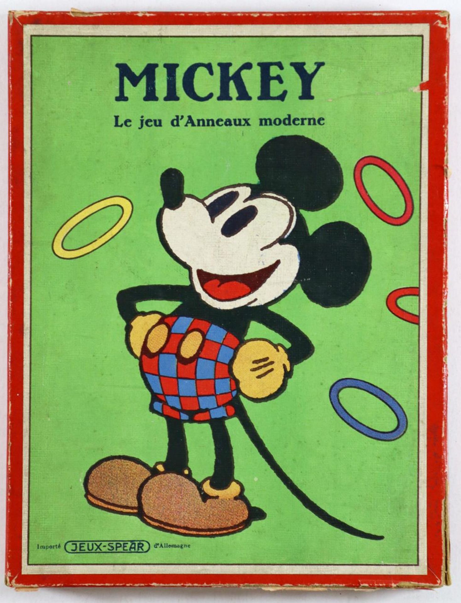 (Disney,W.).(Disney,W.). Mickey. Le jeu d'Anneaux moderne. (Nbg.), Spear (ca. 1935). 22(Dis