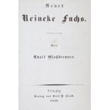 Glaßbrenner,A.Glaßbrenner,A. Neuer Reineke Fuchs. Lpz., Lorck 1846. 2 Bl., 392 S. Hlw Glaßbrenner,