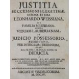 Merer,M.C.Merer,M.C. Justitia successionis legitimae, in bona, et jura Leonhardo-WeissMerer