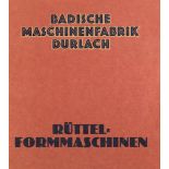 Badische Maschinenfabrik Durlach.Badische Maschinenfabrik Durlach. Sammlung von 5 KatalBadi