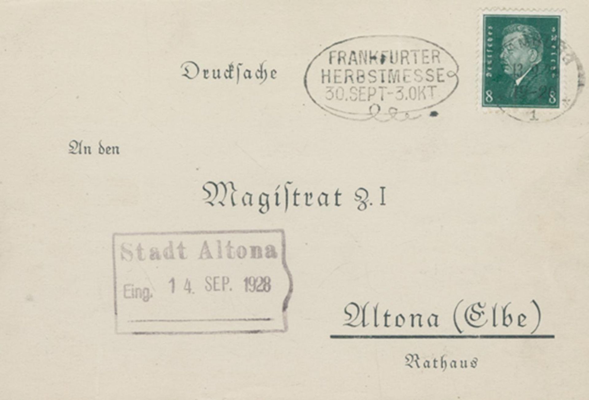 KonvolutKonvolut von Autographen, Studentika etc. 27 Teile, ca. 1890-1933. Verschied. FKonv - Bild 5 aus 5