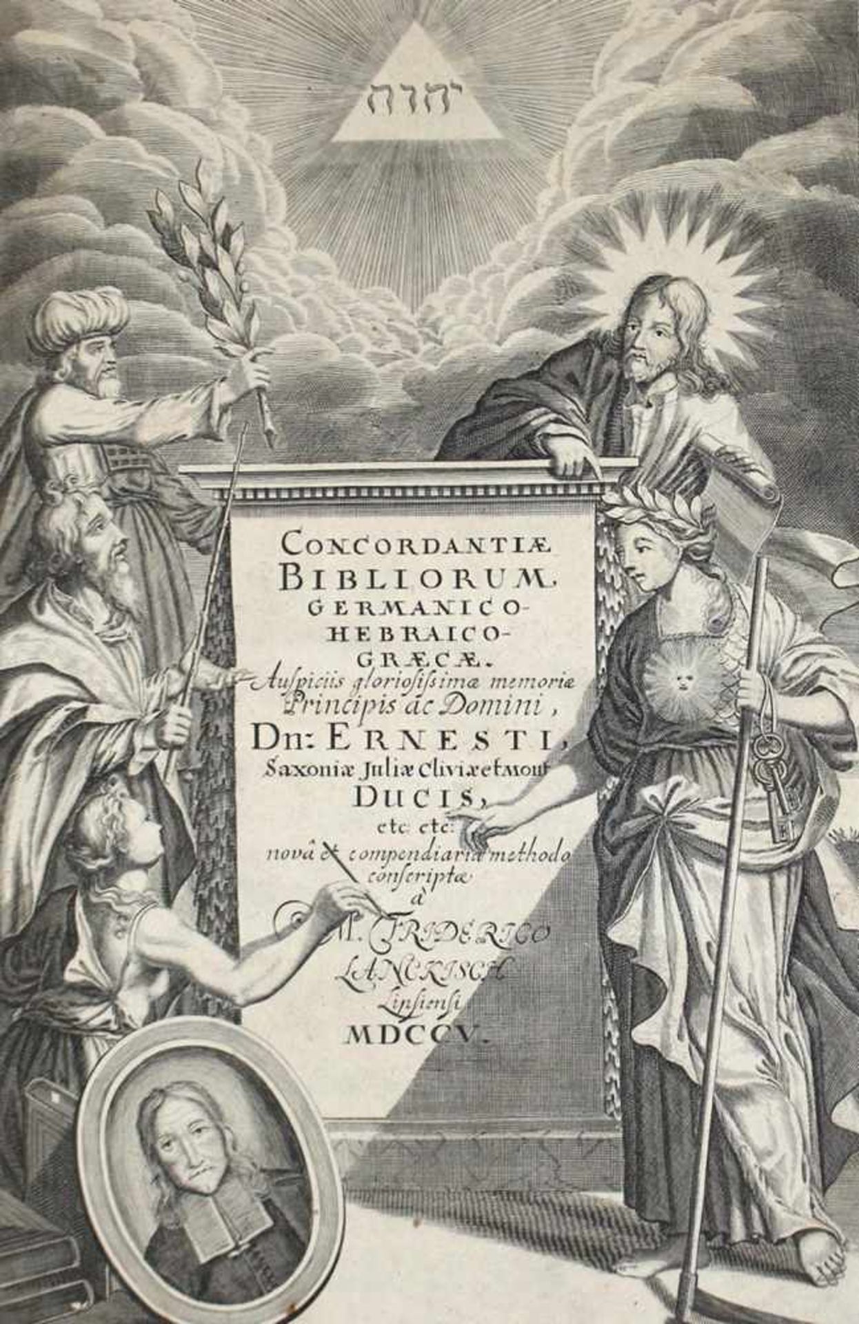 Lanckisch,F.Lanckisch,F. Concordantiae bibliorum Germanico-Hebraico-Graecae. 4. verm. uLanc