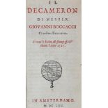 Boccaccio,G.Boccaccio,G. Il Decameron... si come lo diedero alle stampe gli SSri GiuntiBocc