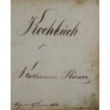 SammlungSammlung von 5 Kochbüchern. Deutsche Handschriften auf Papier, 19. Jh. Kl.4°.Samm
