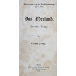 Fontane,T.Fontane,T. Das Oderland. Barnim. Lebus. Bln., Hertz 1863. V, 548 S. Lwd. d. ZFont