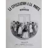 Cham (d.i. A.de Noe).Cham (d.i. A.de Noe). La Civilisation a la Porte. Paris, Aubert (uCham