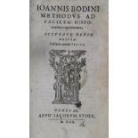 Bodin,J.Bodin,J. Methodus ad facilem historiarum cognitionem, accurate denuo recusa, suBodi