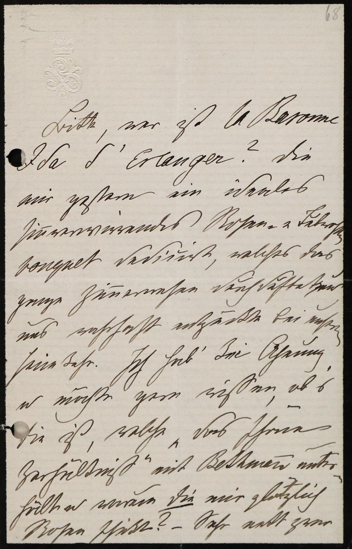 Bismarck, Johann vonBismarck, Johann von (1824-1894). Rückentitel: Briefe der FürstinBism - Bild 3 aus 10