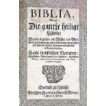 Biblia germanica.Biblia germanica. Biblia, Das ist: Die gantze heilige Schrift; DarinnBibli