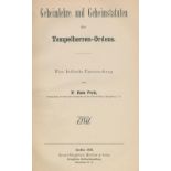 Prutz,H.Prutz,H. Geheimlehre und Geheimstatuten des Tempelherren-Ordens. E. krit. UnterPrut