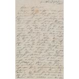 Steinle, Edward von,Steinle, Edward von, Maler (1810-1886). 2 eh. Briefe mit UnterschriStei