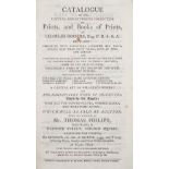 Philipe,T.Philipe,T. Catalogue of the capital and extensive collection of prints, and bPhil