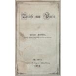 Devrient,E.Devrient,E. Briefe aus Paris. Bln., Jonas 1840. X, 299 S. Obrosch. (Mit EinrDevr