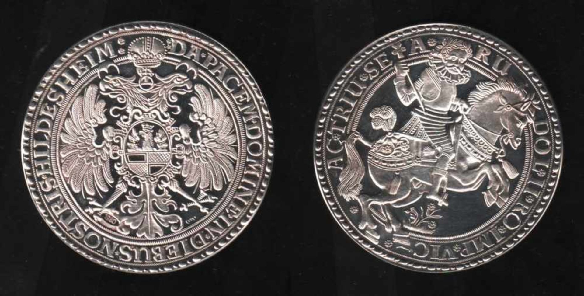 Hildesheim. Feinsilber - Nachprägung (999,9)aus dem Jahr 1980: Hildesheim - Schautaler (1600 - 1618,