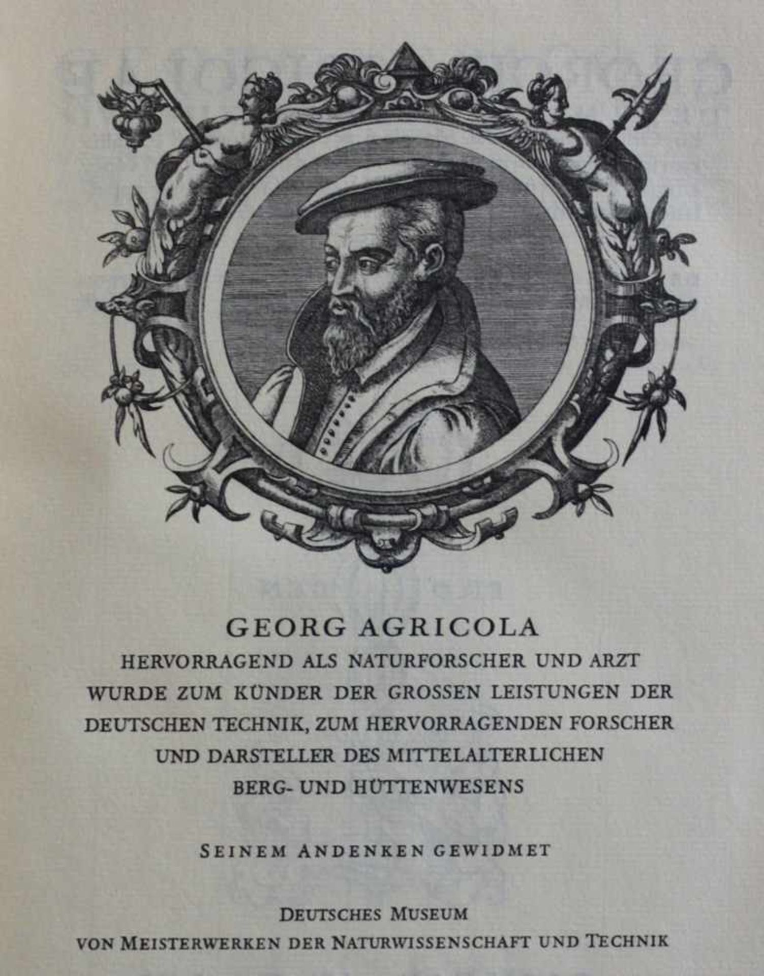 Bergbau. Agricola, Georg.Zwölf Bücher vom Berg- und Hüttenwesen. Übersetzt und bearbeitet von Carl - Bild 2 aus 3