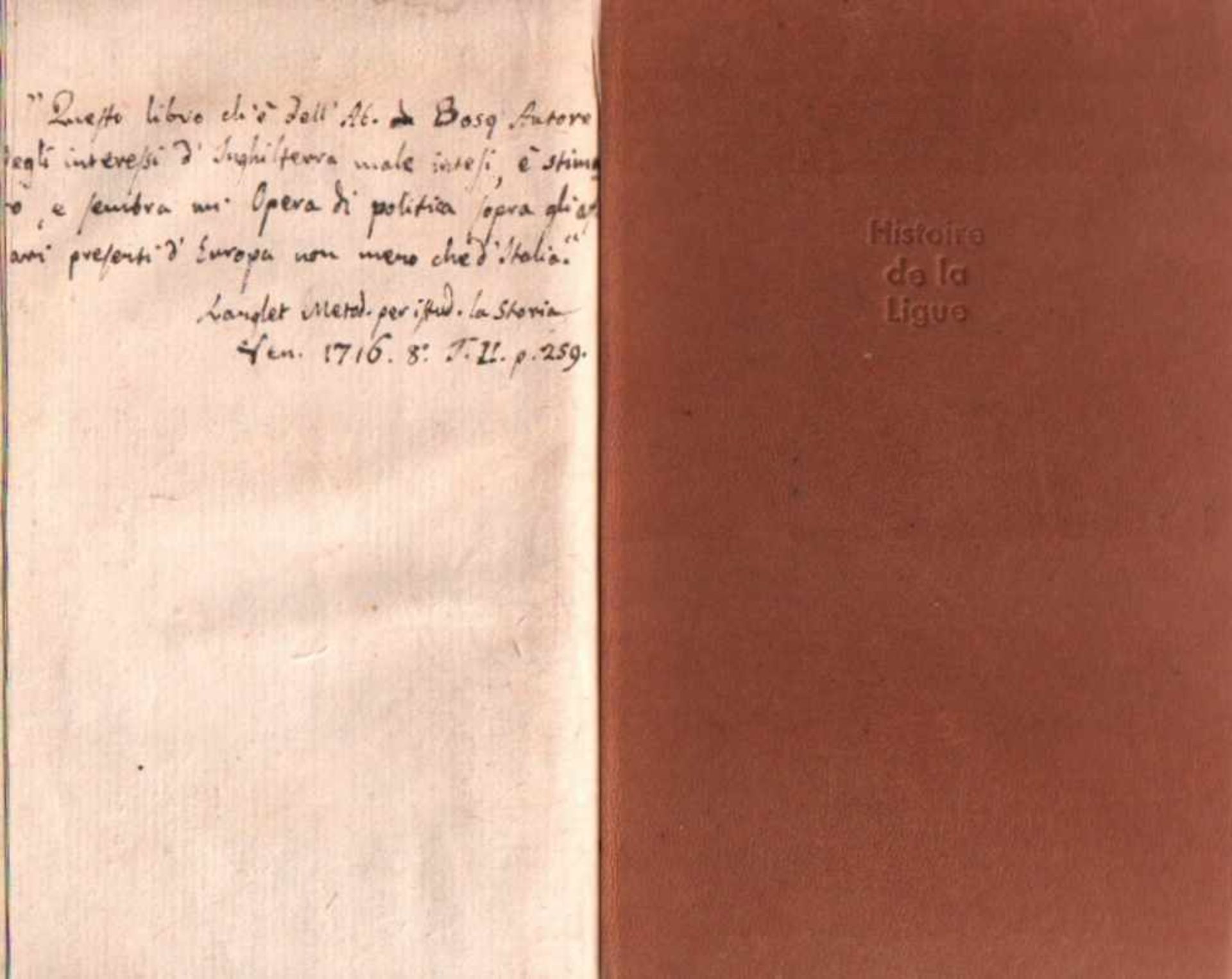 (Dubos, Jean Baptiste)Historie de La Ligue Faite A Cambray, entre Jules II. Pape, Maximilien I. - Bild 2 aus 2