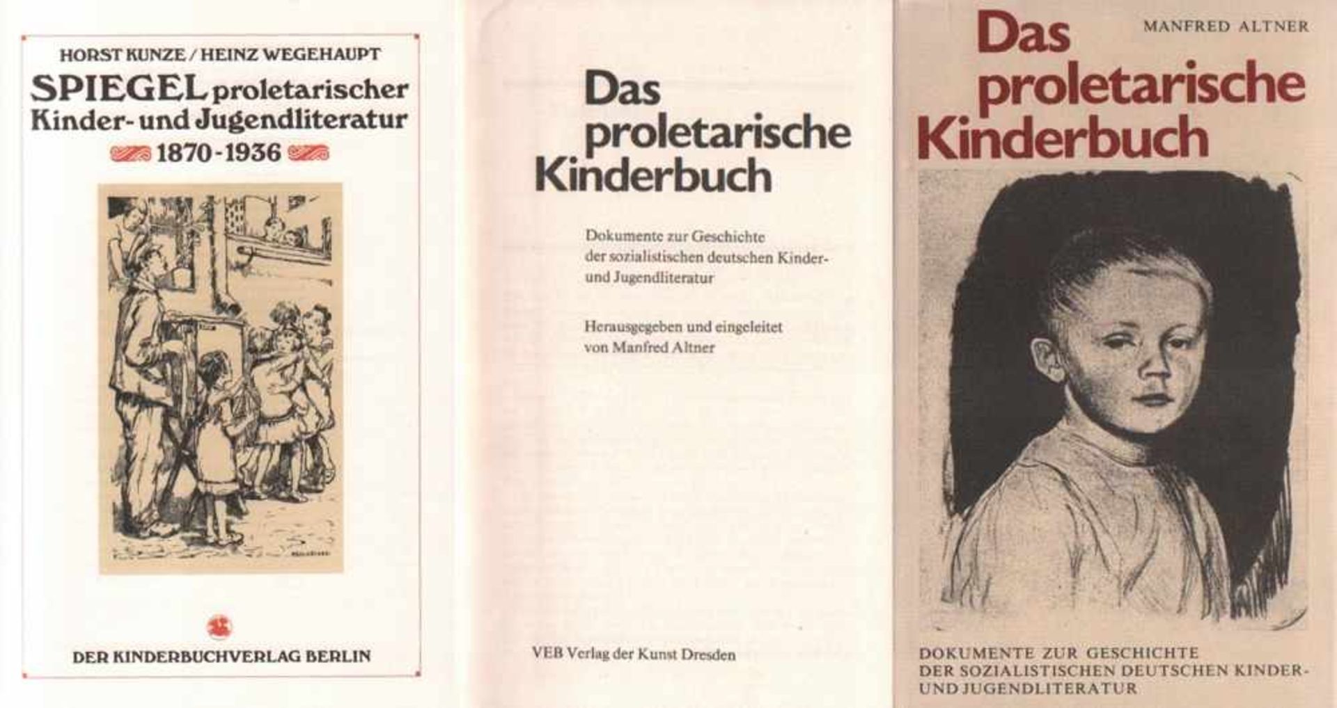 Kinderbücher. Nachschlagewerke / Sekundärliteratur.Kunze, Horst und Heinz Wegehaupt. Spiegel