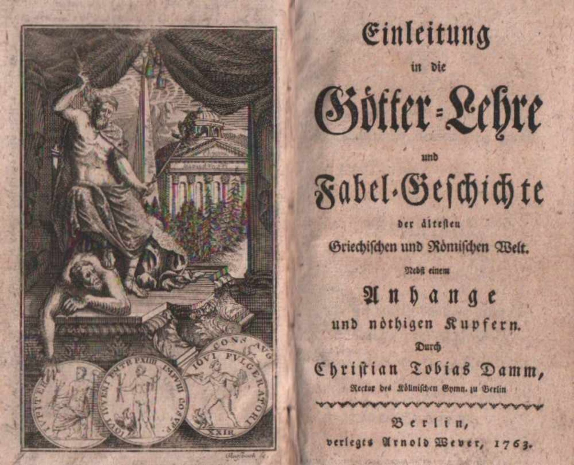 Damm, Christian Tobias.Einleitung in die Götter - Lehre und Fabel - Geschichte der ältesten