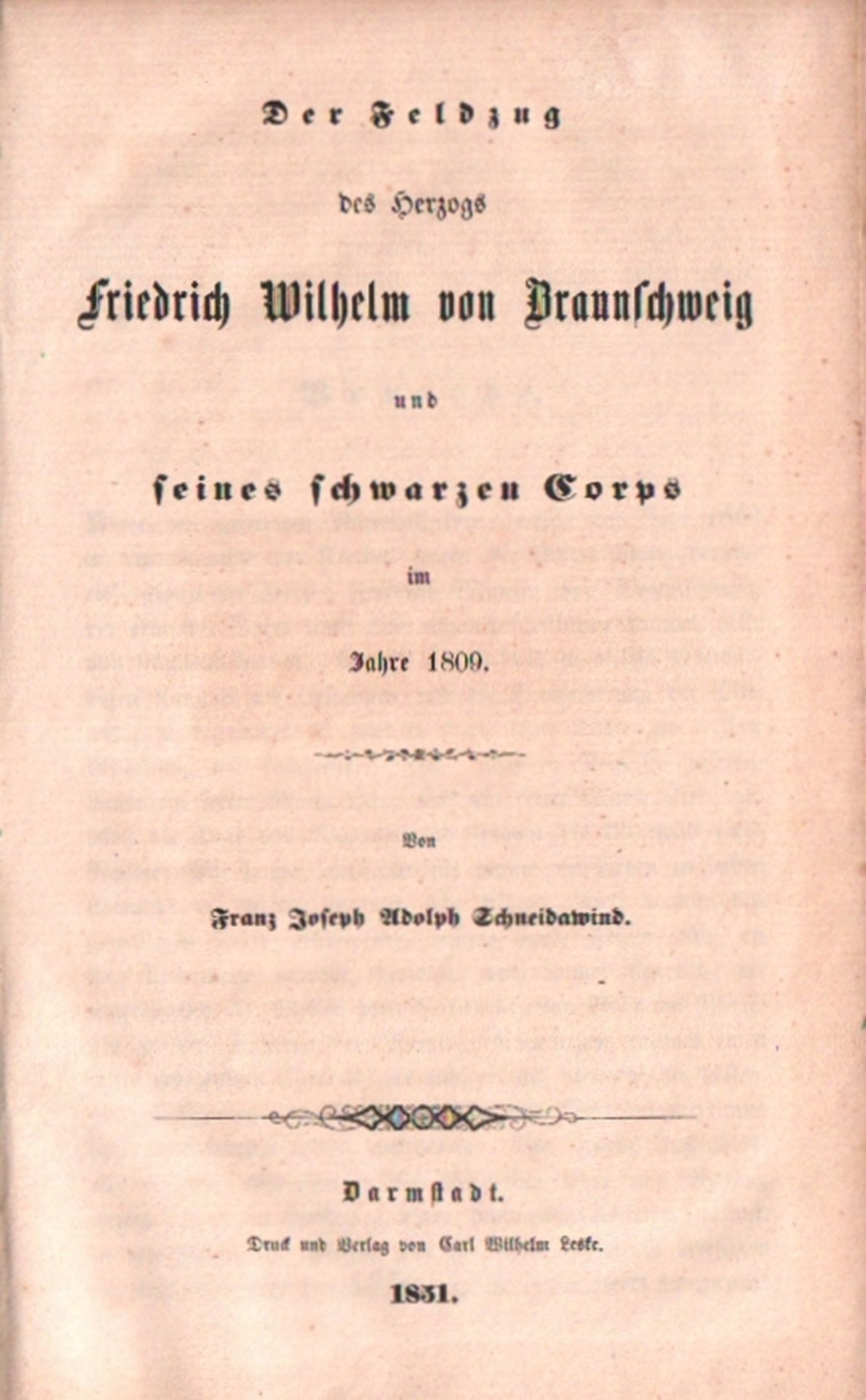 Braunschweig. Friedrich Wilhelm. Schneidawind, F. J. A.