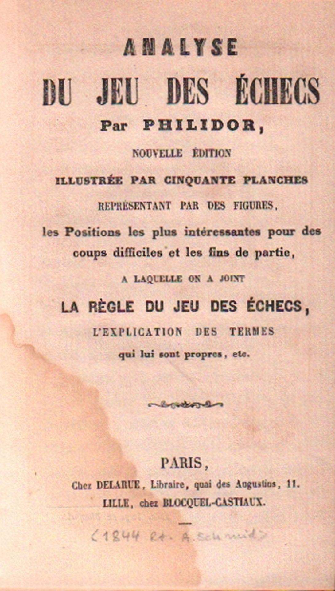 Philidor, A. D. (François André Danican.)