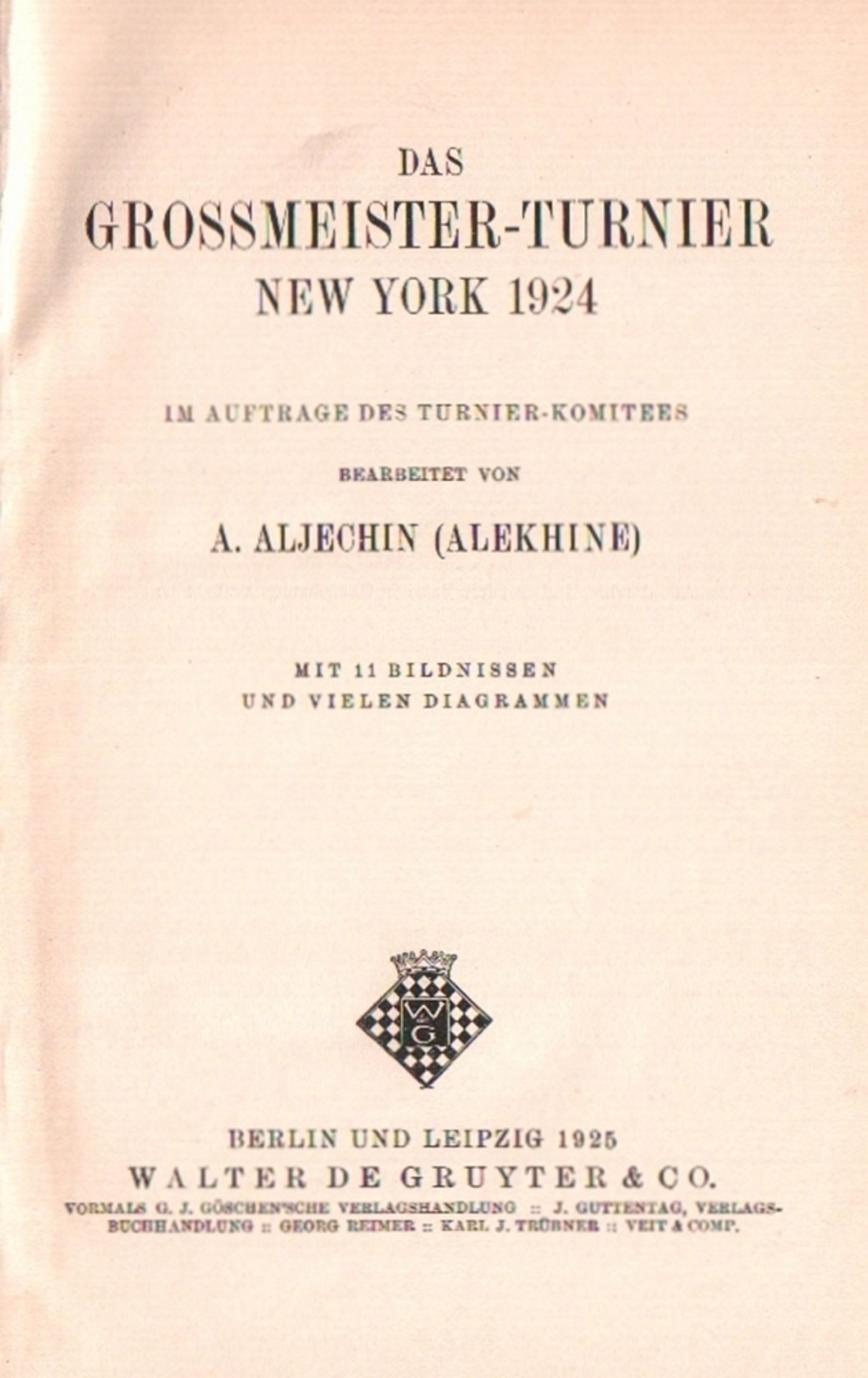 New York 1924. Aljechin, A. (Hrsg.)