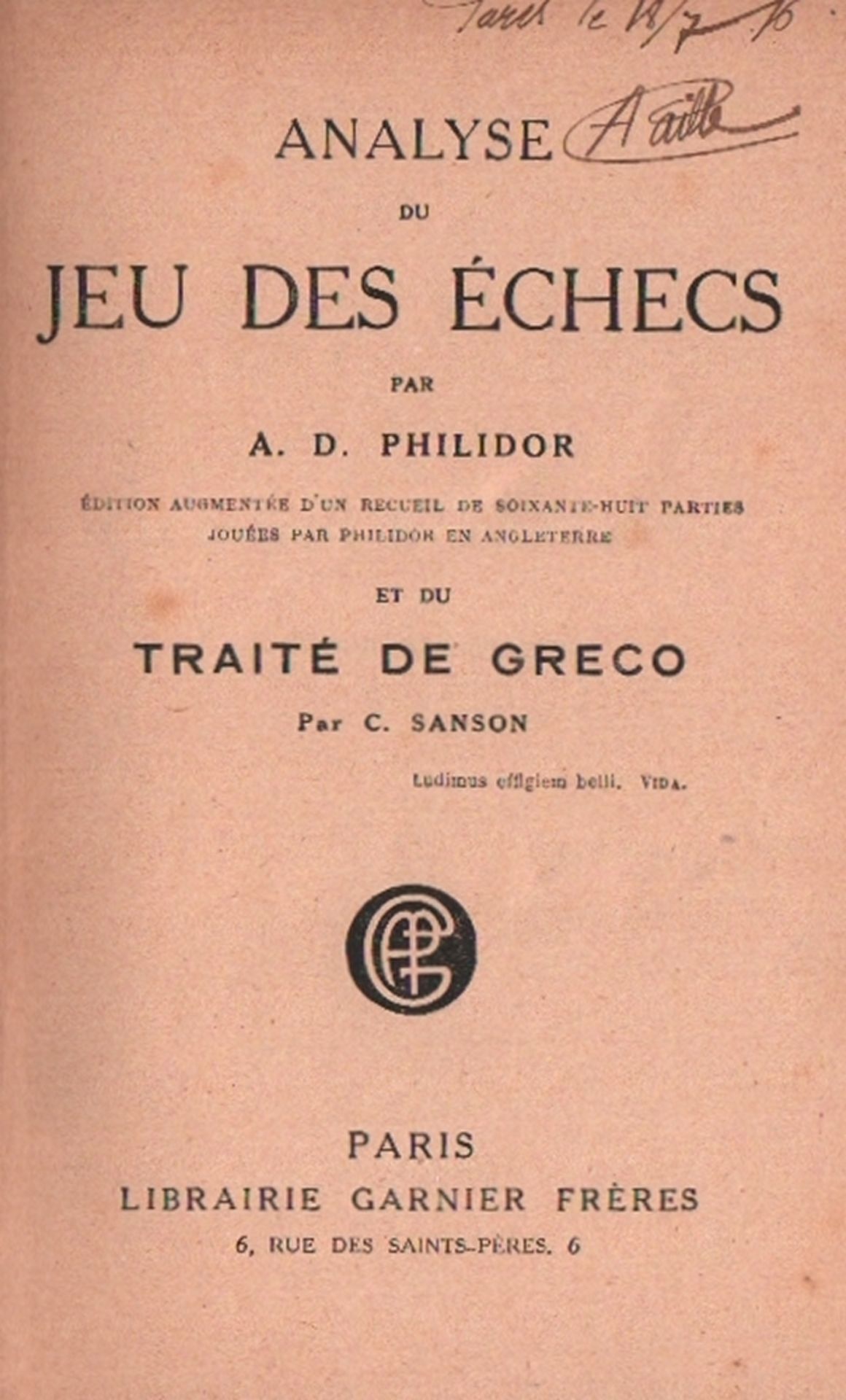 Philidor, François A. D.