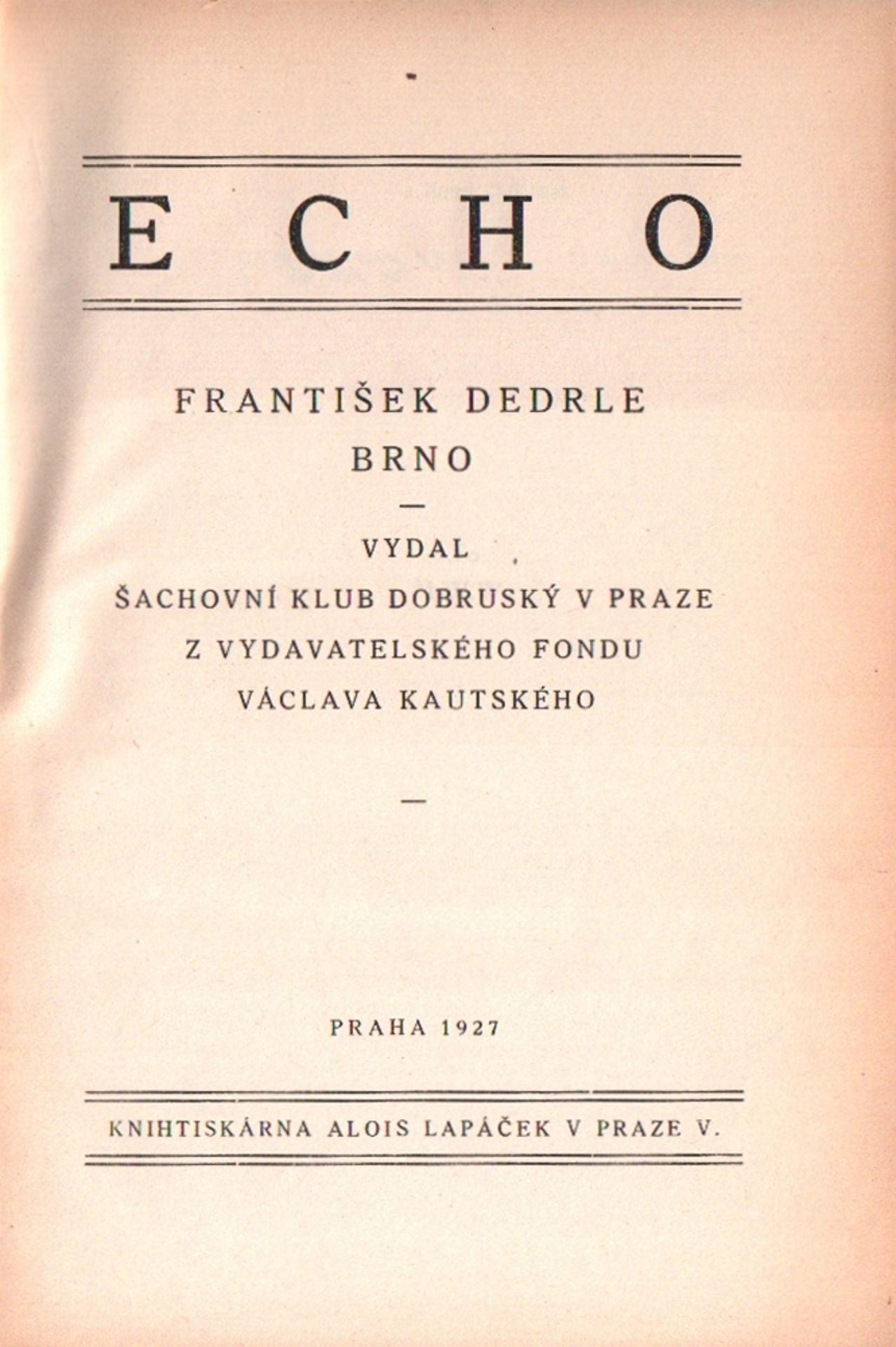 Dedrle, Frantisek.