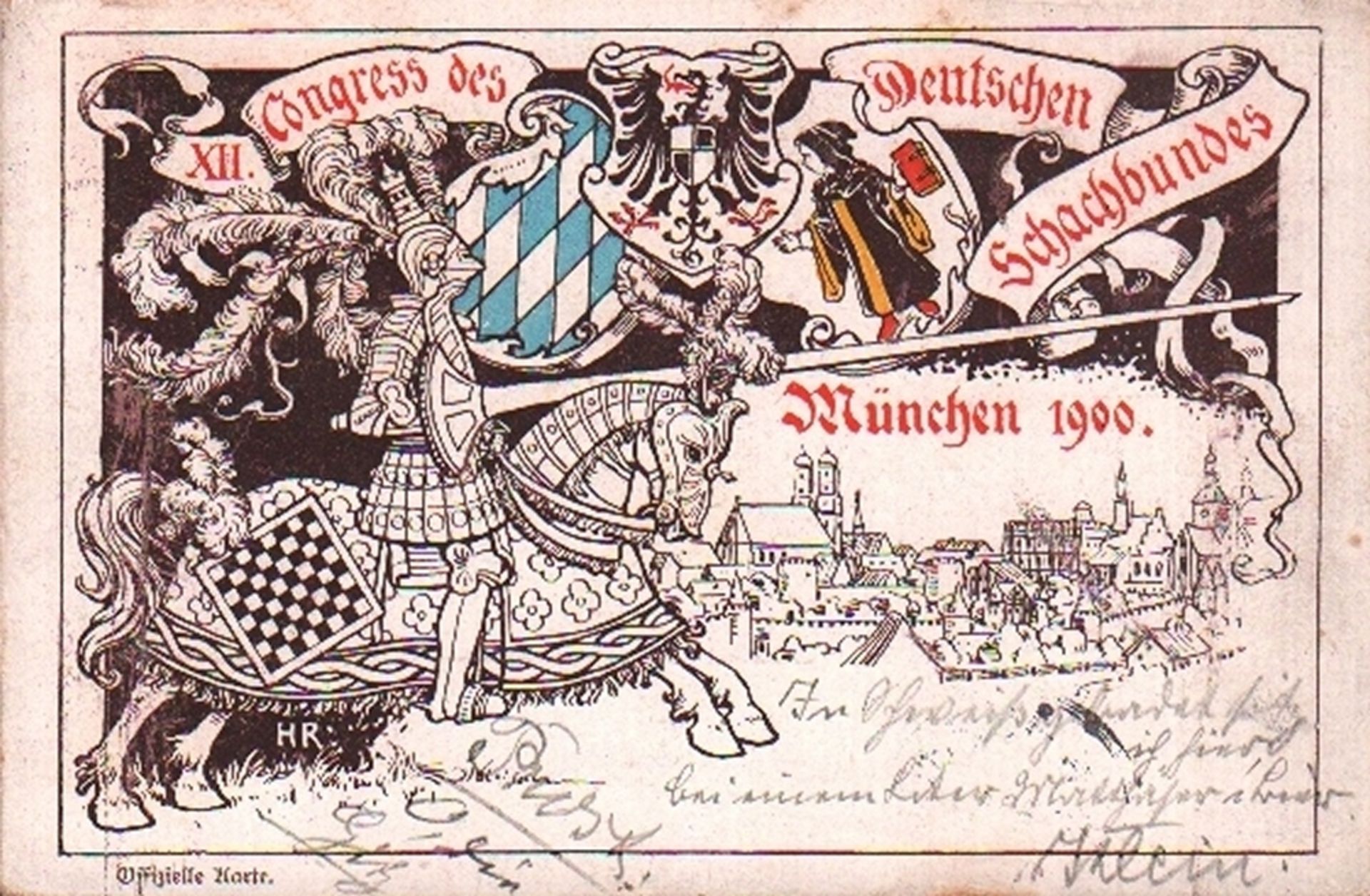 Postkarte. München 1900.