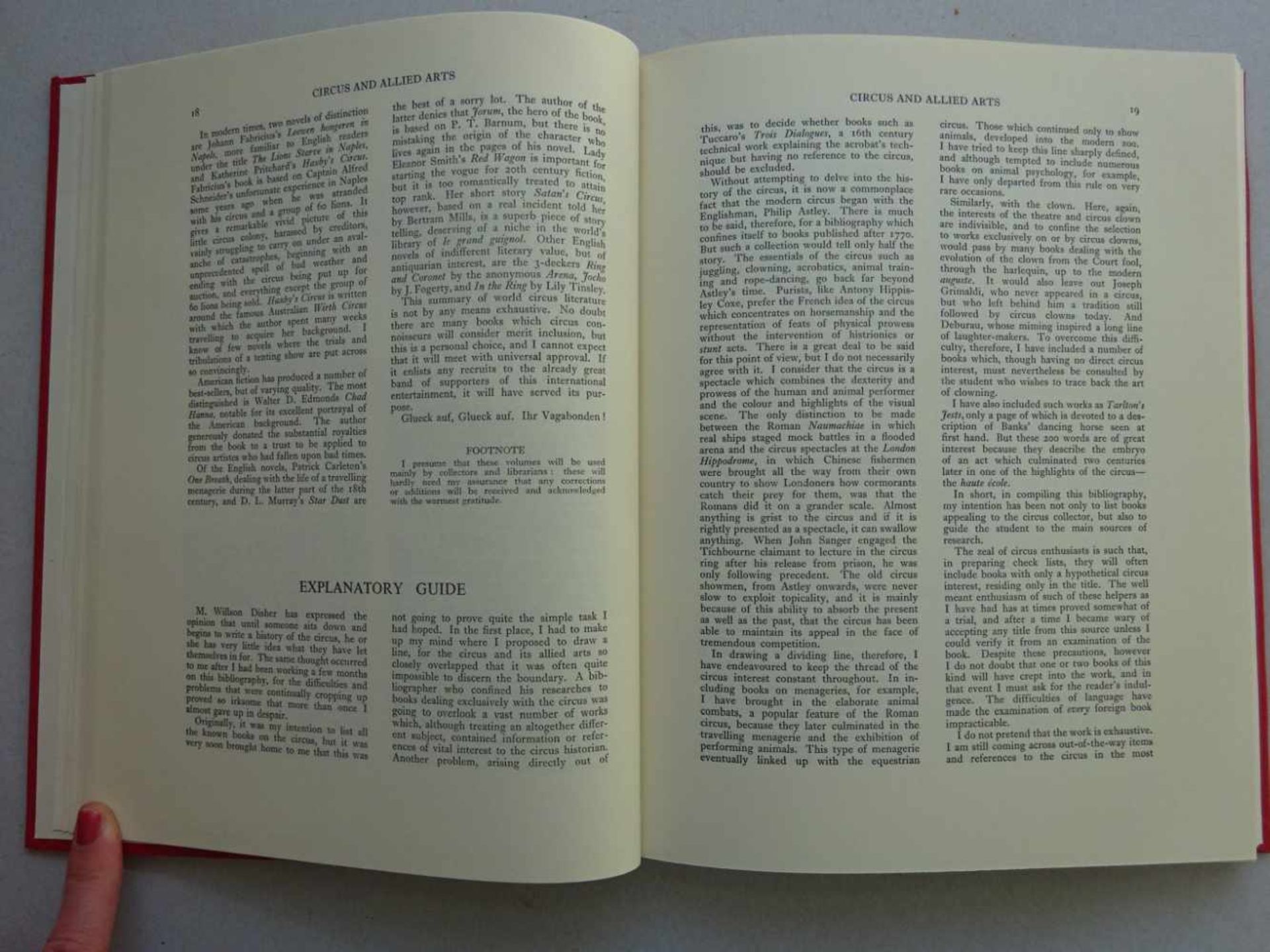 Bibliographie.- Toole Stott, R.Circus and Allied Arts. A World Bibliography 1500-1970. 4 Bde. Derby, - Bild 3 aus 4