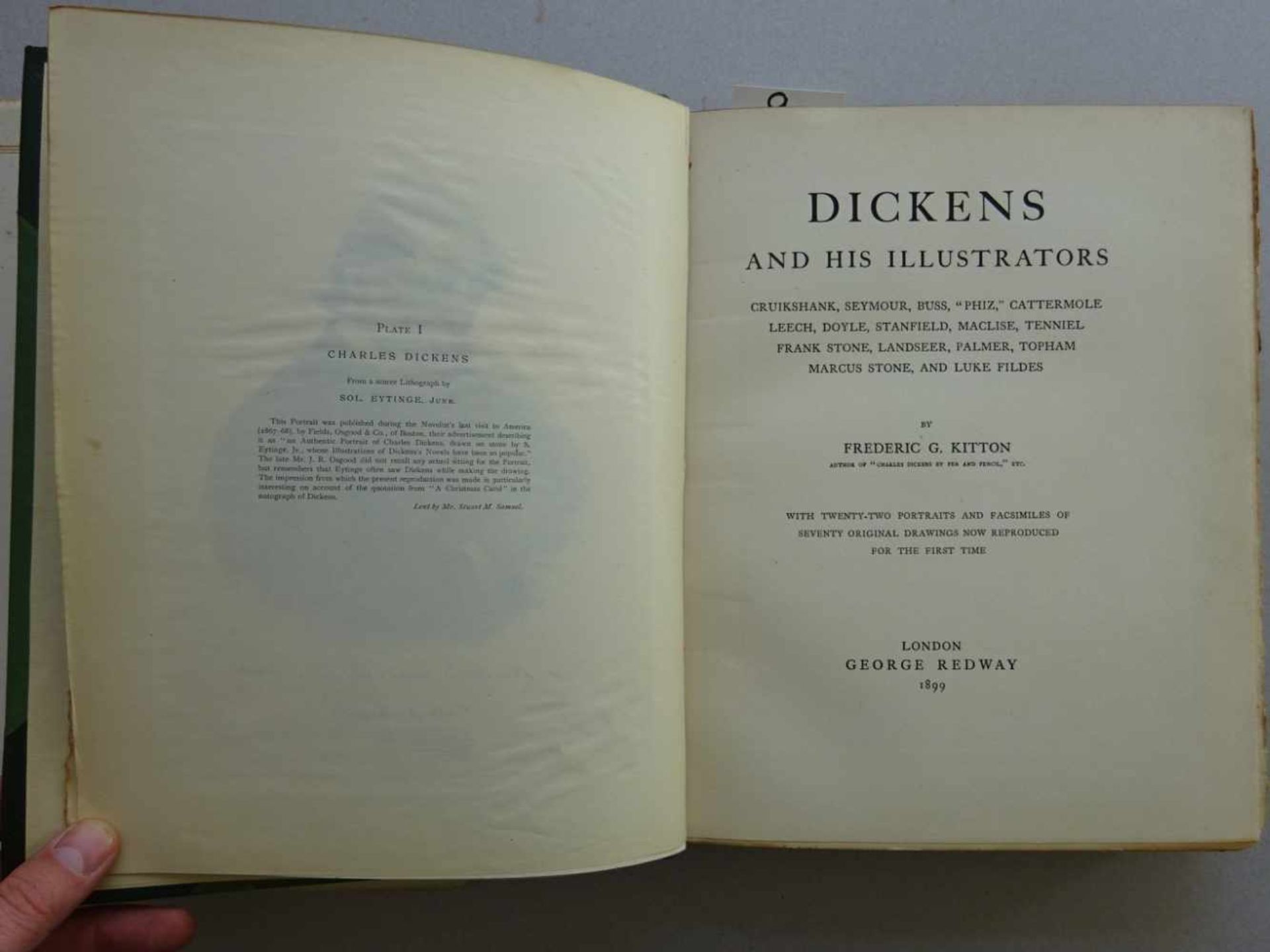 Bibliographie.- Dickens.-Konvolut von 3 Werken über Charles Dickens. Jeweils mit Abbildungen und - Bild 2 aus 5