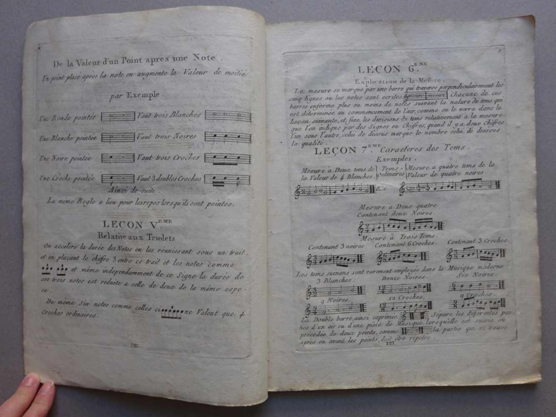 Musik.- Pleyel, I.J. und J.L. Dussek.Methode pour le piano forte par Pleyel et Dussek. Paris, Chez - Bild 2 aus 4