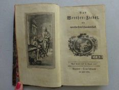 Goethe.- (Göchhausen, E.A.J.A.v.).Das Werther-Fieber, ein unvollendetes Familienstück. Nieder-