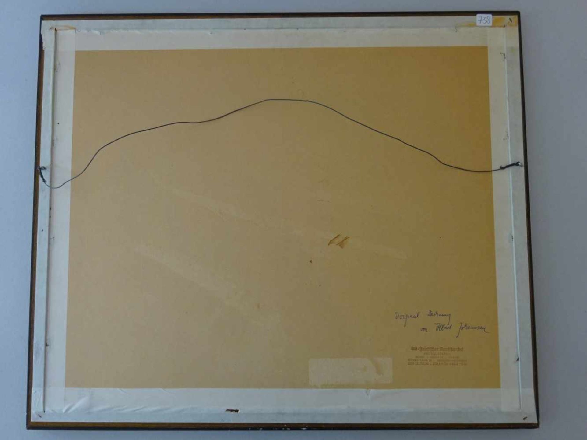 Johannsen, Albert(Husum 1890 - 1975). Mühle. Rötelzeichnung. Um 1920. Signiert. 31 x 43 cm. Unter - Image 3 of 4