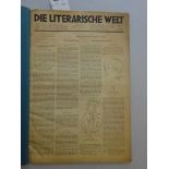Literarische Welt, Die.Hrsg. von Willy Haas (u. Karl Rauch). Jgge. 1-10 in 9 Bdn. sowie 39