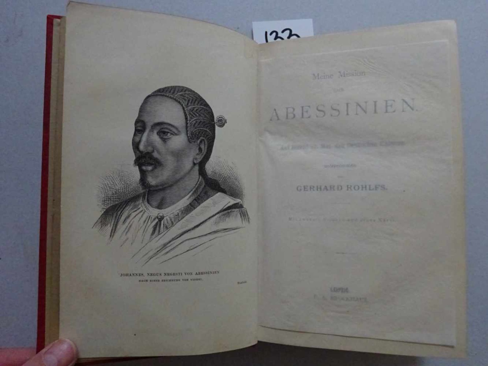 Afrika.- Rohlfs, G.Meine Mission nach Abessinien. Auf Befehl Sr. Maj. des Deutschen Kaisers. - Bild 2 aus 4