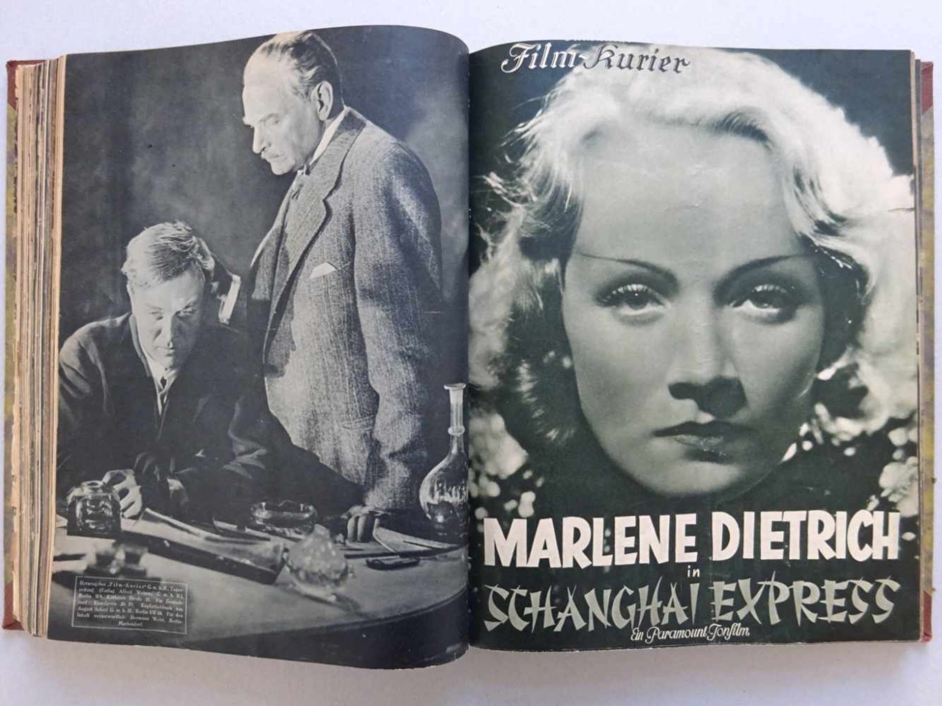 Film.- Illustrierter Film-Kurier.Sammelband mit 83 Heften. Berlin, Weiner, 1930-33. Je 2-4 Bll. - Bild 3 aus 5