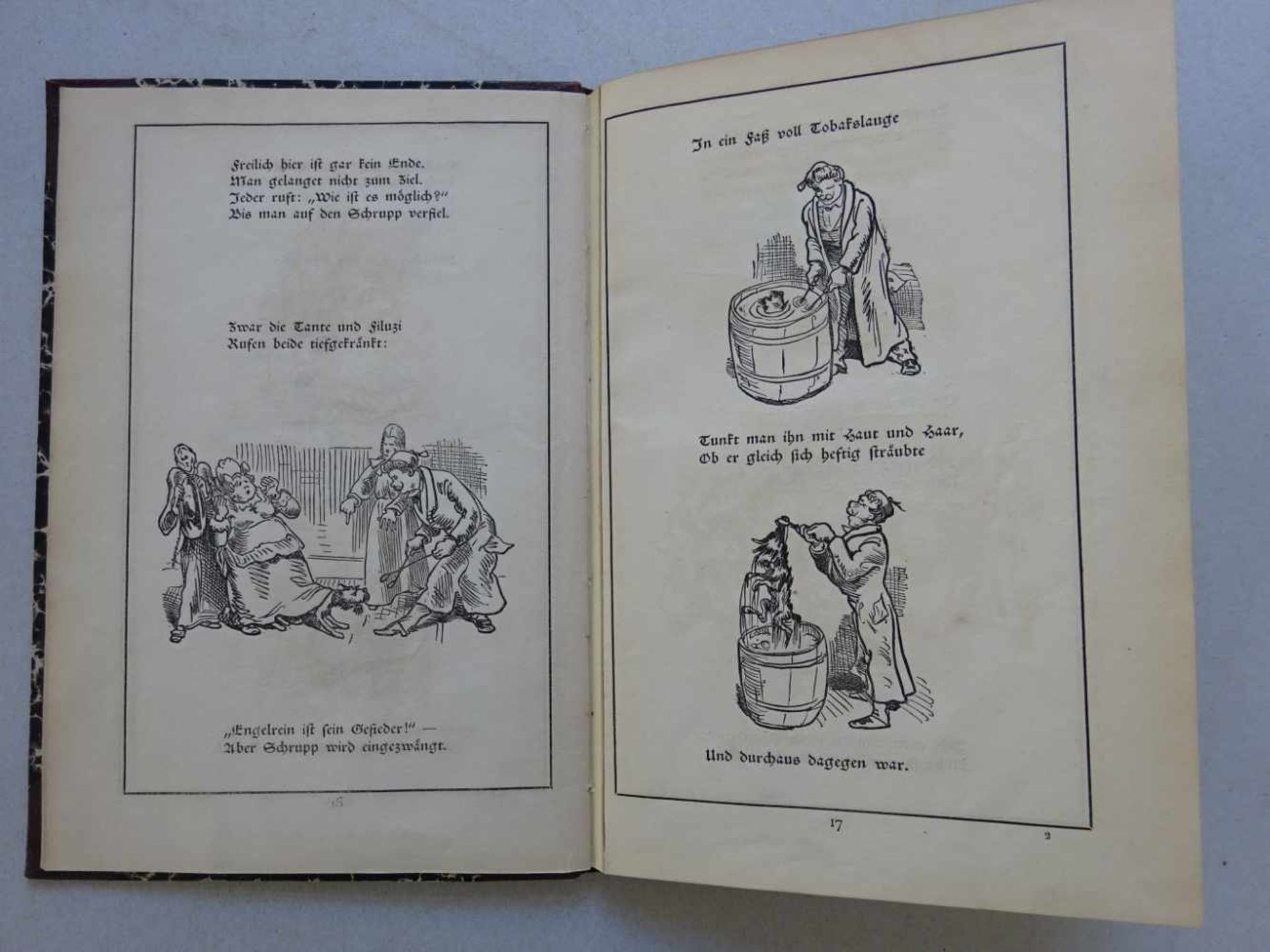 Busch, Wilhelm.Konvolut von 9 illustr. Werken (davon 1 doppelt) in 9 Bdn. Heidelberg u. München, - Bild 3 aus 6