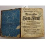 Lage, G.W.v.d.Die vollständigen Acta Der Thüringischen Sünd-Fluth des Jahres 1613. So wol durch