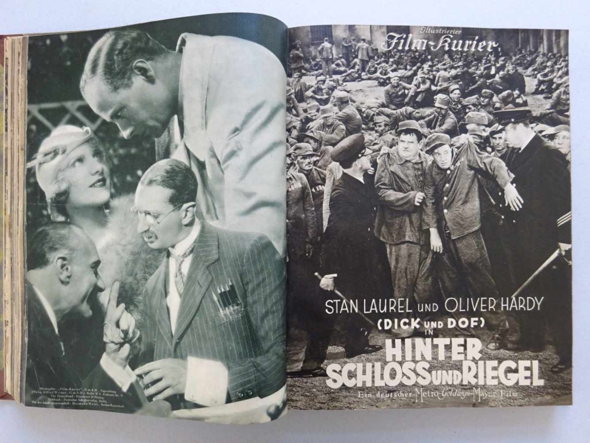 Film.- Illustrierter Film-Kurier.Sammelband mit 83 Heften. Berlin, Weiner, 1930-33. Je 2-4 Bll. - Image 2 of 5