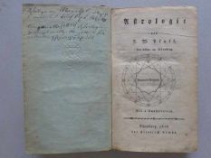 Pfaff, J.W.Astrologie. Nürnberg, Campe, 1816. VIII, 244 (paginiert 246) S., 1 w. Bl. Mit 1