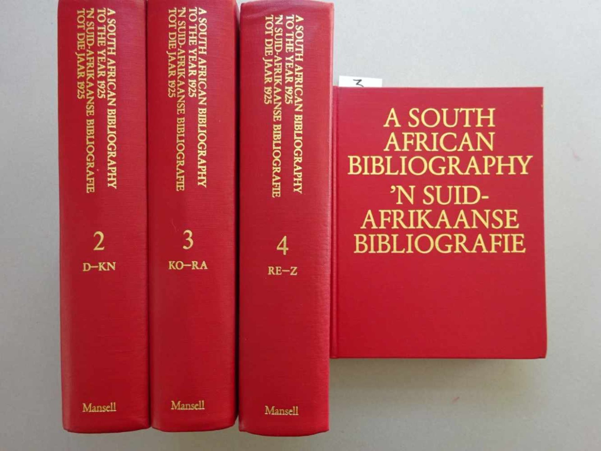 Bibliographie.-A South African Bibliography to the year 1925. Being a revision and continuation of
