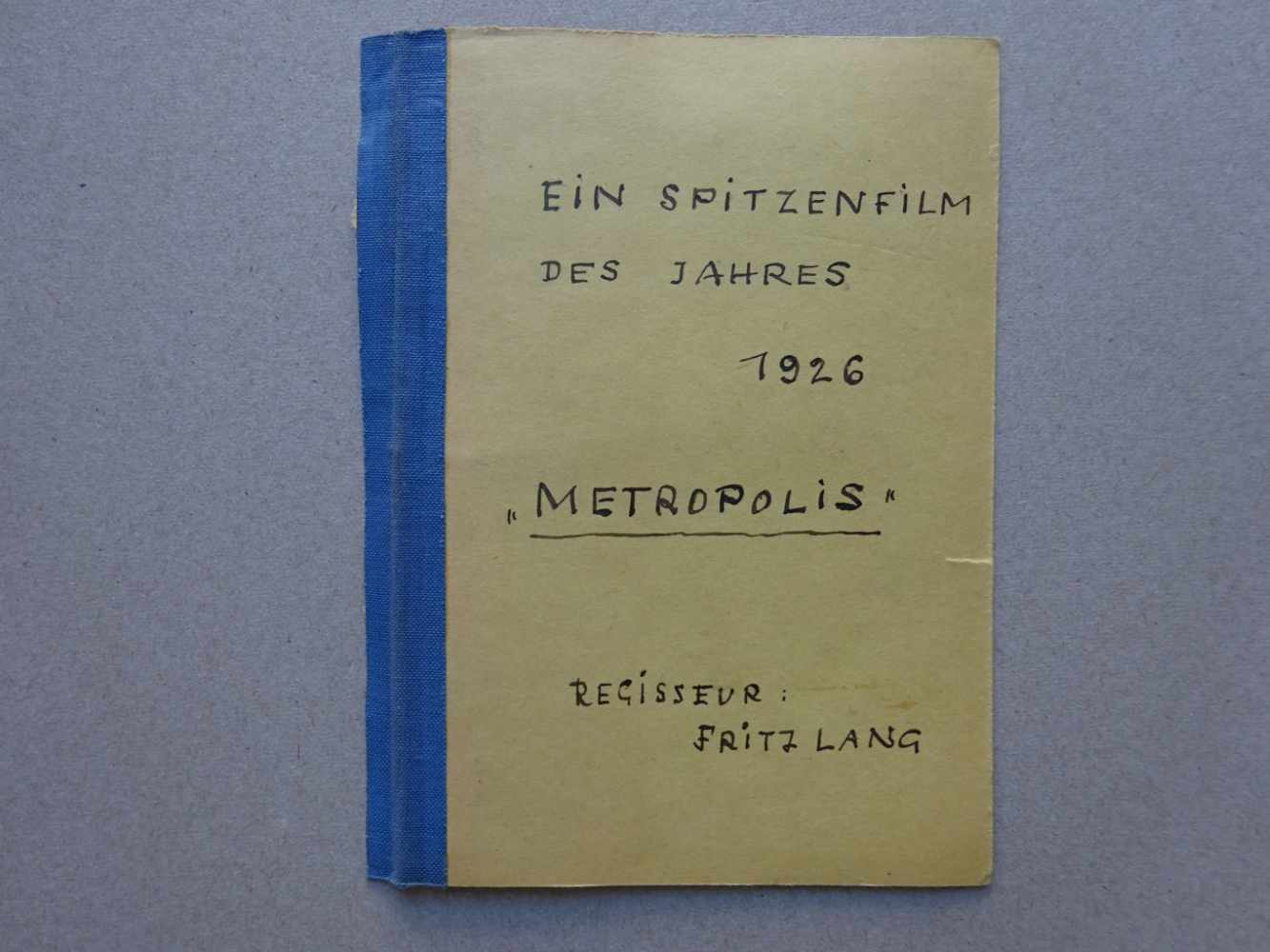 Film.- Lang, Fritz(Filmregisseur u. Schauspieler; Wien 1890 - 1976 Beverly Hills). Eigenhändige - Image 5 of 5