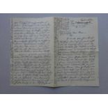 Brod, Max.Eigenhändiger Brief mit Unterschrift an Willy Haas (Publizist; 1891-1973). Datiert '16.8.