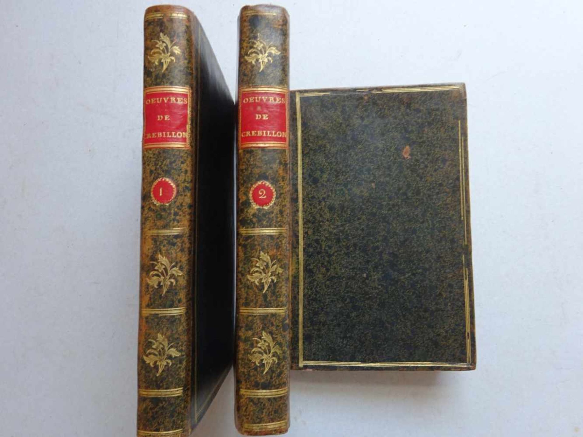 Crebillon, P.-J.Oeuveres complettes. Nouvelle édition. 3 Bde. Paris, Les Libraires Associés, 1785. - Bild 4 aus 4