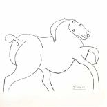 zurÃ¼ckgezogen / withdrawn---Picasso, Pablo (Malaga 1881 - 1973 Mougins). Zirkuspferd.