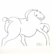 zurÃ¼ckgezogen / withdrawn---Picasso, Pablo (Malaga 1881 - 1973 Mougins). Zirkuspferd.