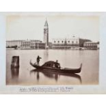 Italien.- Ponti, Carlo(Sagno 1821 - 1893 Venedig). 7 Fotografien von Venedig (4) und Rom (3).