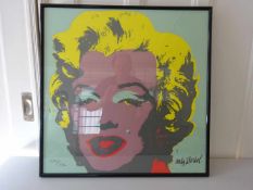 Warhol, Andy(Pittsburgh 1928 - 1987 New York City). Marilyn Monroe. Farboffset, um 1995. Im Druck