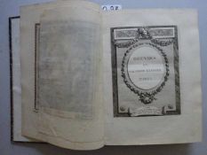 Gessner, S.Oeuvres. Bde. 1-2 (von 3) in 1 Bd. Paris, Veuve Herissant, Barrois u.a., (1786-93). XII